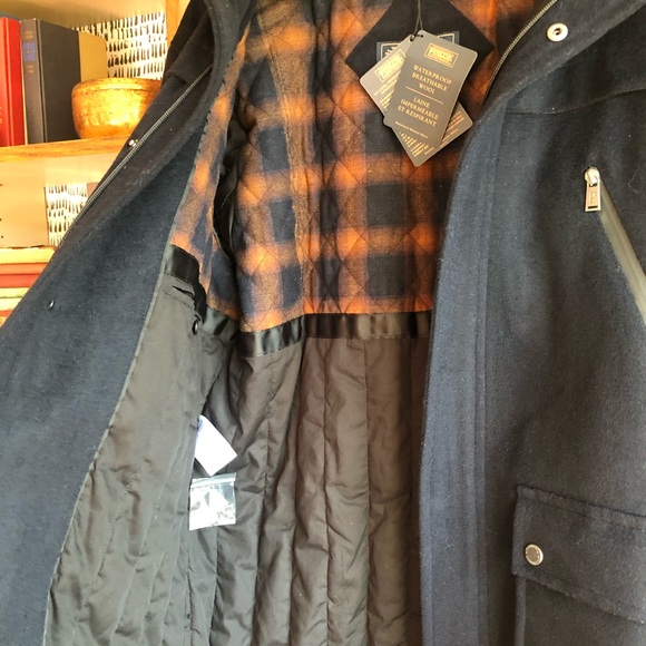 Pendleton // Bainbridge Wool Blend Hooded Coat - Picture 10 of 16